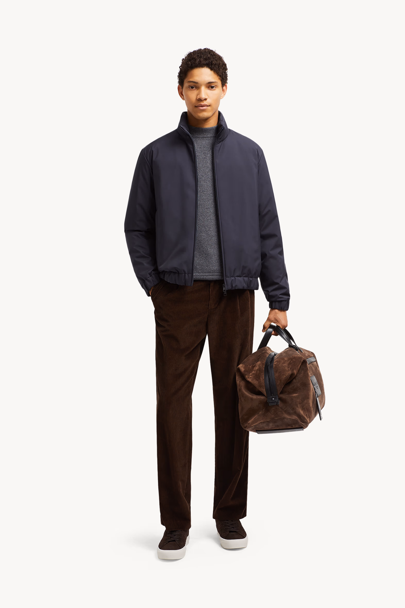 Doudoune courte Luserna Hommes Bleu marine Moncler 0